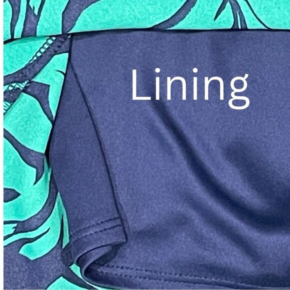 Vibrant Leaf Pattern Dress with Flutter Sleeves SIZE 6 - Picture 7 of 9